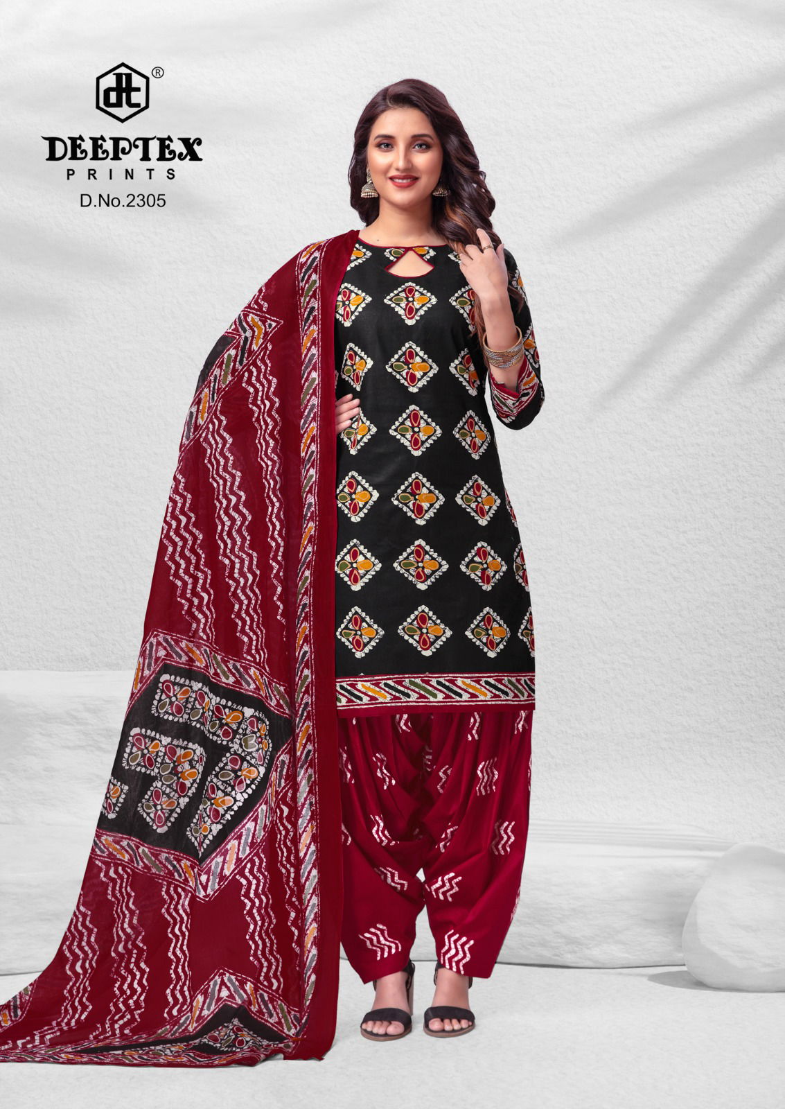 Deeptex Batik Plus Vol 23 Printed Cotton Dress Material Catalog